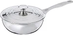 Stainless Steel Saucier Pan - 2 Qt - Greenhouse Home