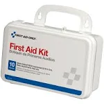 10 Person First Aid Kit Weatherproof Plastic Case