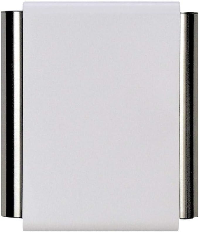 Craftmade CTPW-W Designer Pewter Tubes Door Chime, White (8.38"H x 7"W)