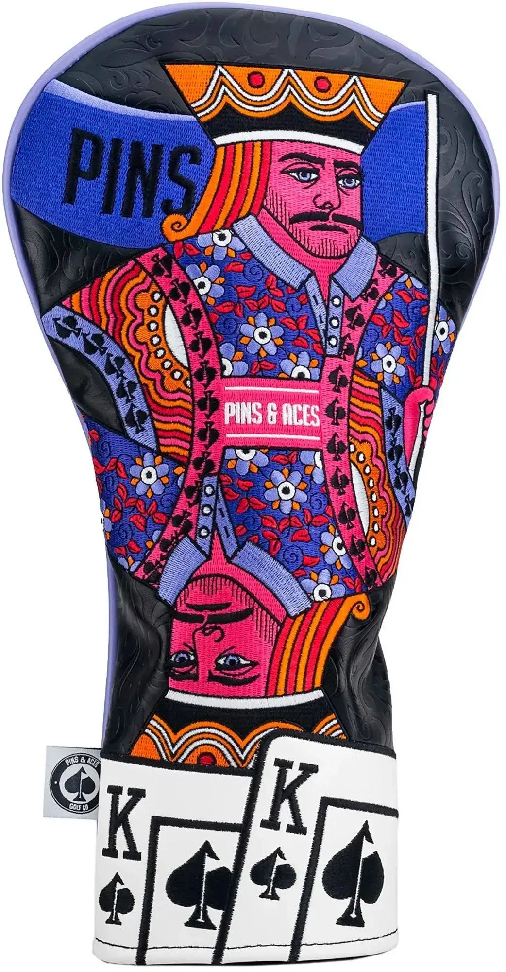 Pins & Aces King of Spades Driver Cover