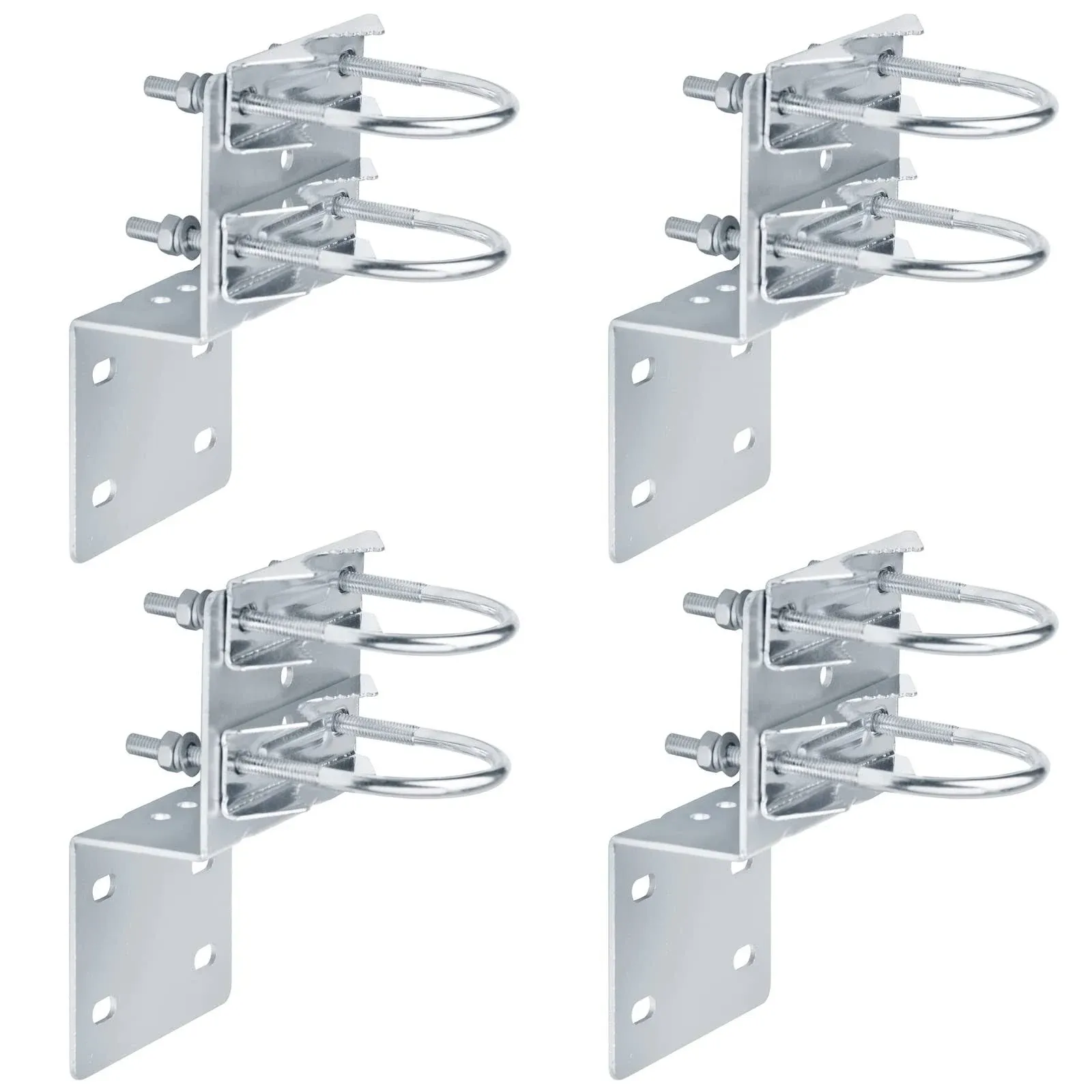 4 Pcs Antenna Pole Mast Mount Bracket