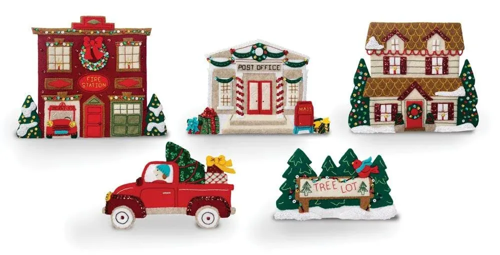 MerryStockings The MANTEL SERIES Collectible Classic Village 2023