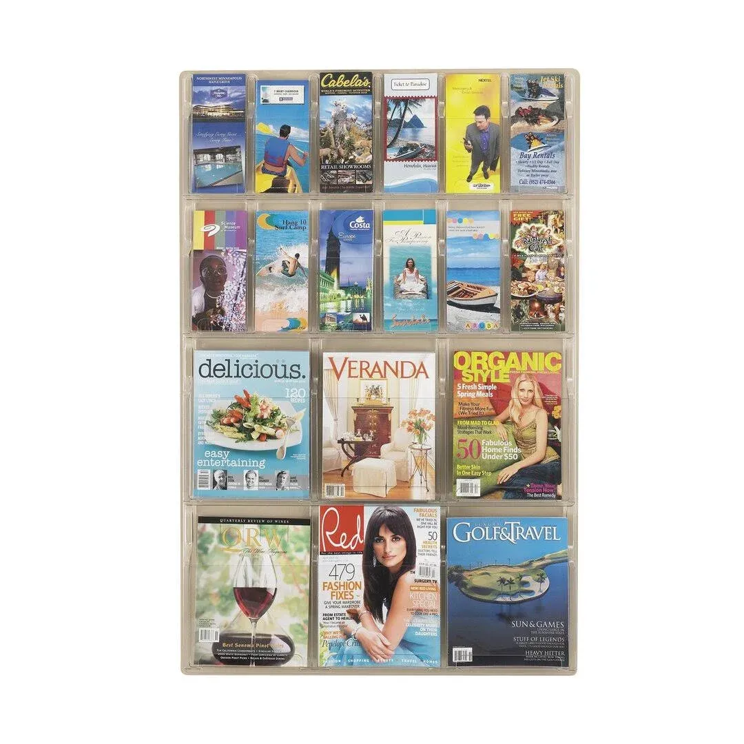 Safco Reveal Clear Literature Displays