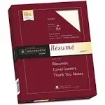 Southworth 100% Cotton Resumé Paper, Ivory, 8.5" x 11" - 100 count