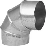 Imperial GV0291-C 5-Inch Adjustable Galvanized Elbow