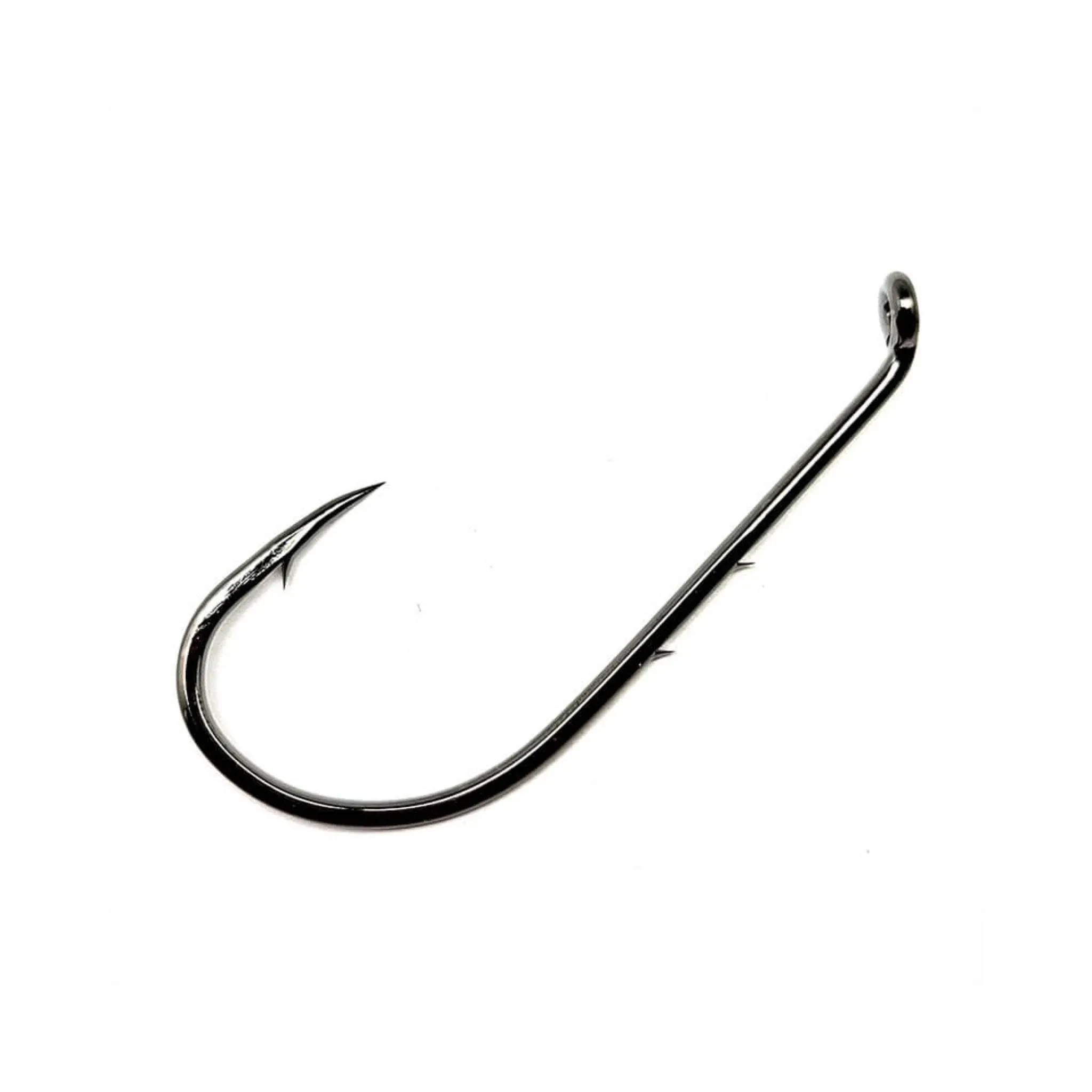 Gamakatsu Baitholder Hook 3/0 Needle Point Offset NS Black 25pk