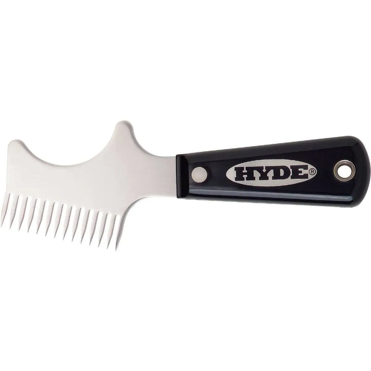 Hyde, Original Version TOOLS 45960 Black/Silver Brush Comb, 7 Inch