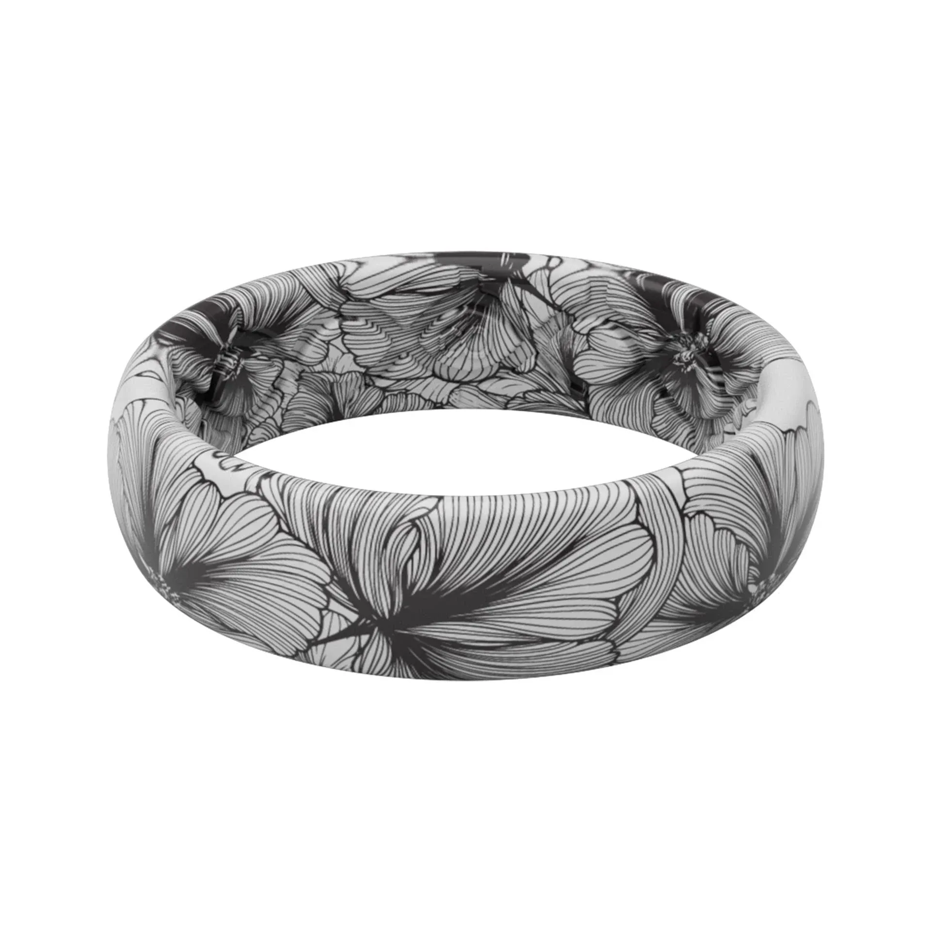 Groove Life Bloom Thin Silicone Ring