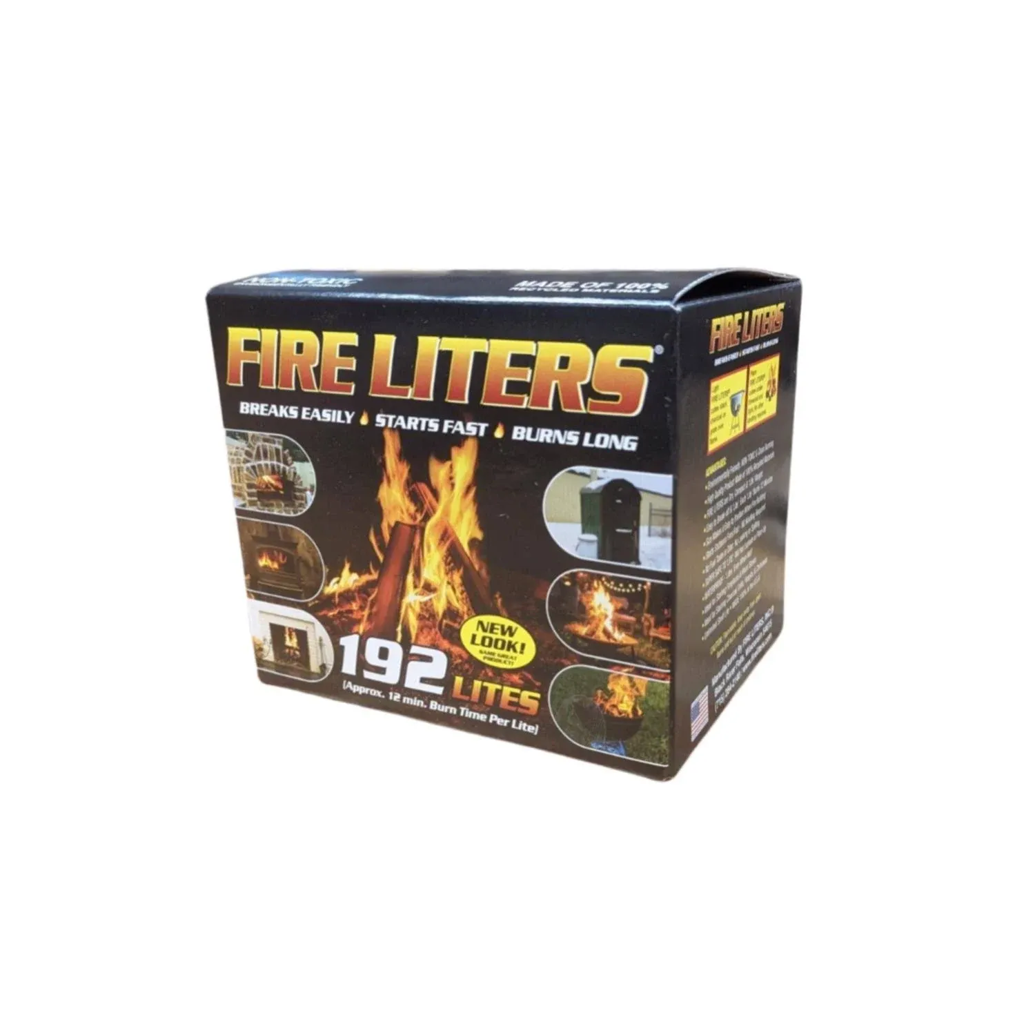 Fire Liters Fireplace Lighter, 192 Pack