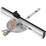 MechanicSurplus.com 450mm 27 Angle Miter Gauge Box Jiont Jig Track Stop Table Saw 