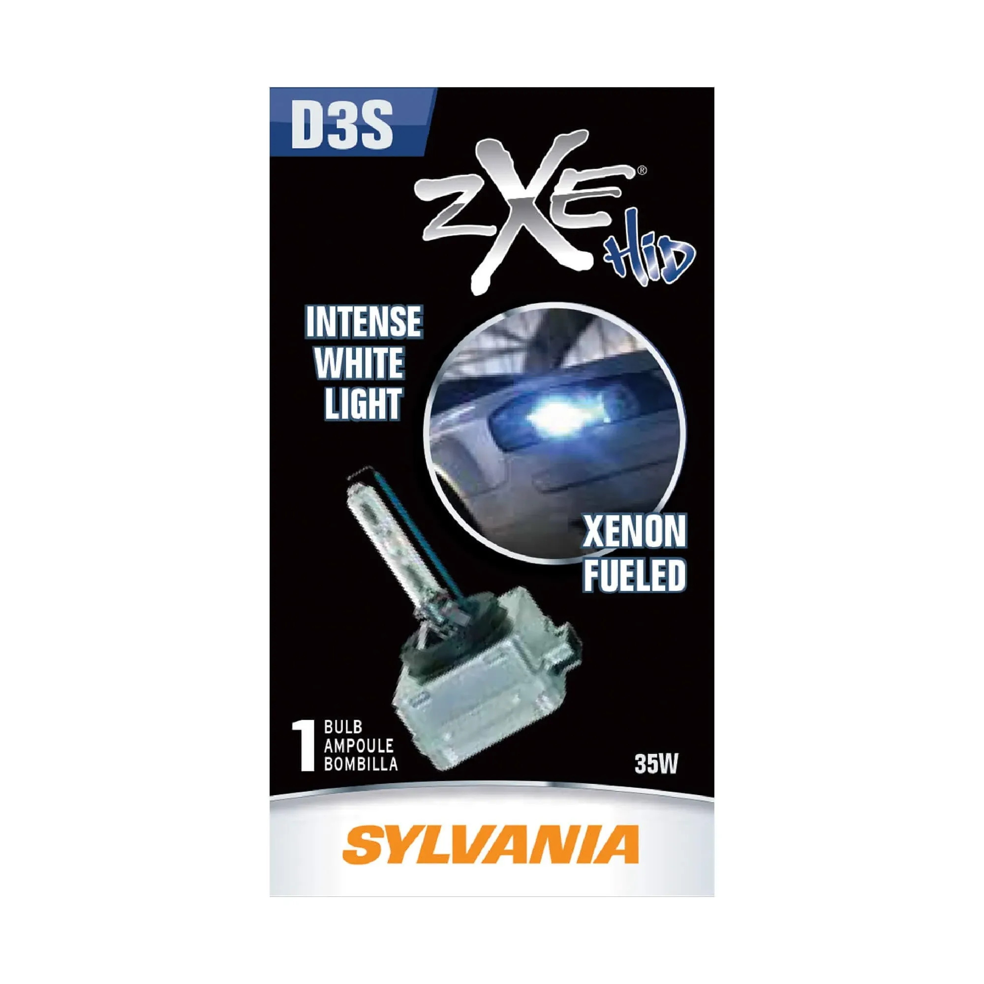 SYLVANIA - D3S SilverStar zXe HID (High Intensity Discharge) Headlight ( 1 Bulb)