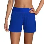 Lands' End Women's 5" Quick Dry Swim Shorts with Panty