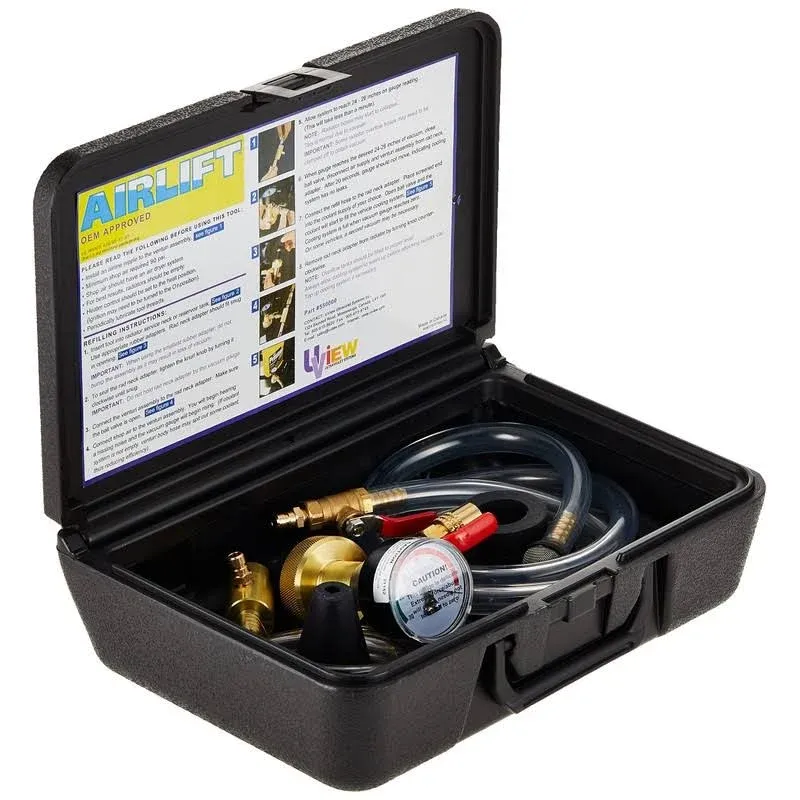 UView 550000 Airlift Cooling System Leak Checker and Airlock Purge Tool Kit