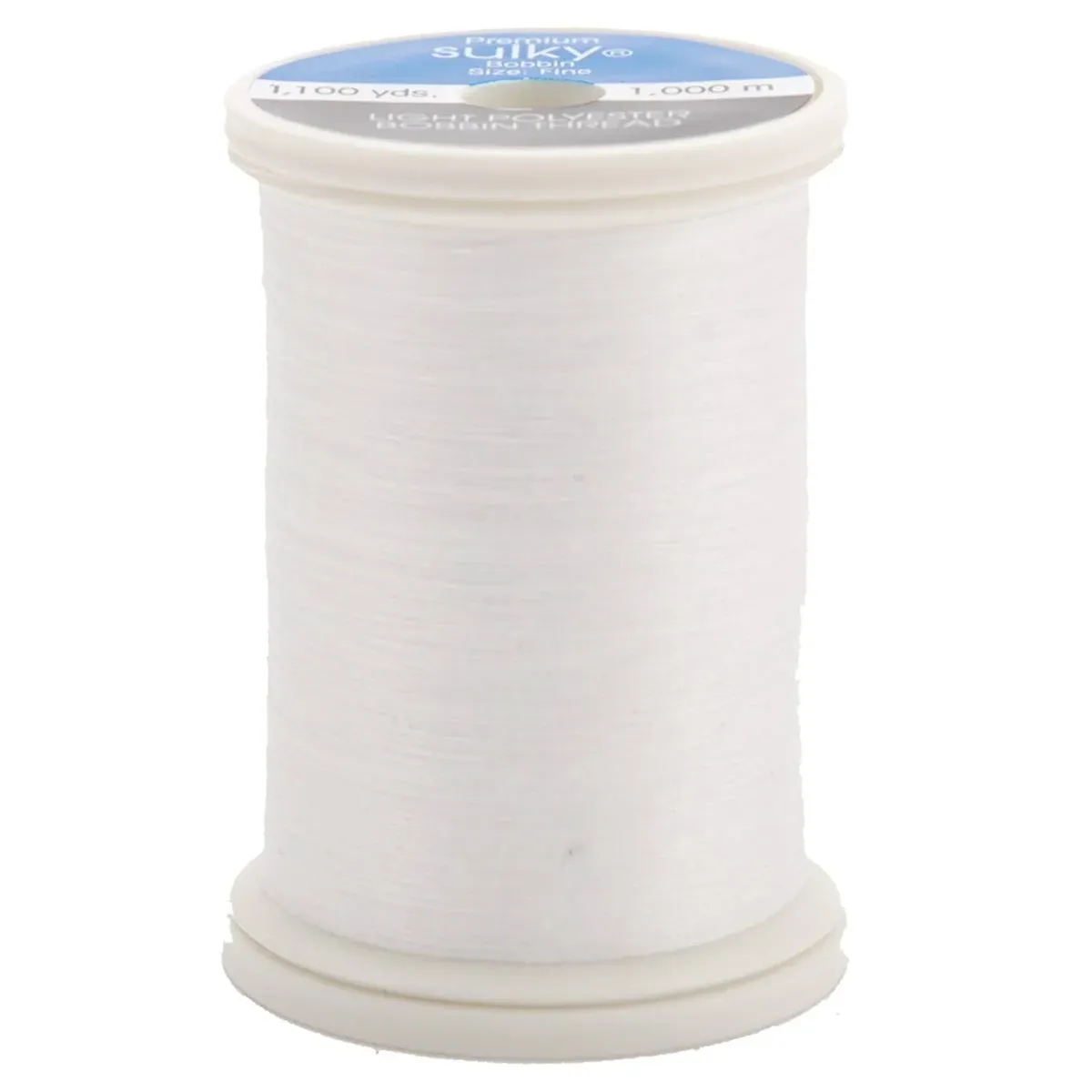 Sulky Bobbin Thread 60wt 1,100yd, White