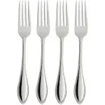 Oneida American Harmony Everyday Flatware Dinner Forks, Set of 4