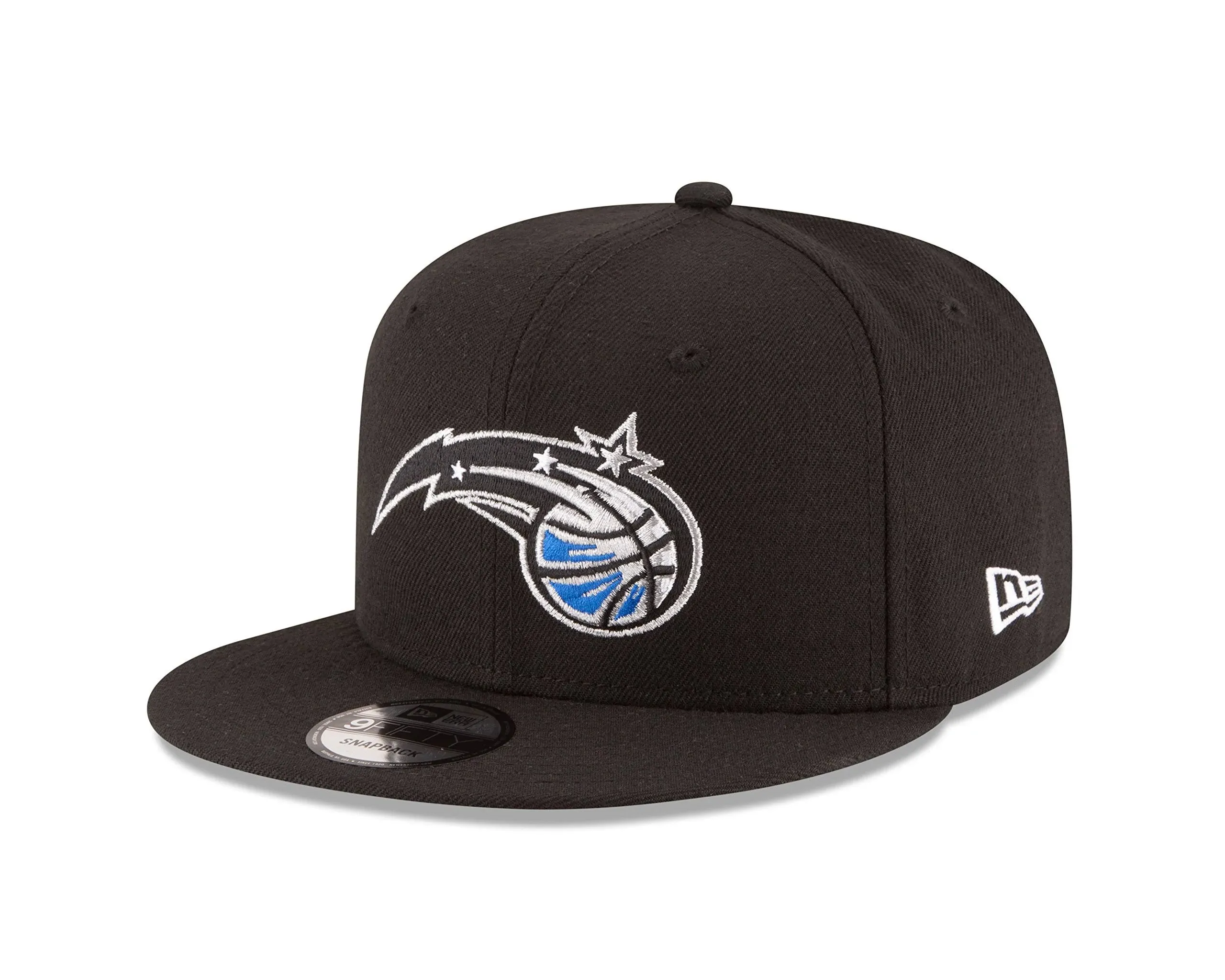 NEW ERA NBA Orlando Magic Adult Men NBA 9Fifty Team Color Basic Snapback Cap,OSFA,Black