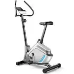 Goplus Magnetic Stationary Upright Exercise Bike, Indoor Cycling Bike w/ 8-level Resistances