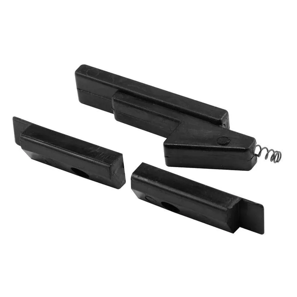 Prime-Line F 2634 Window Latch and Pull, Black Plastic (2-Pack)