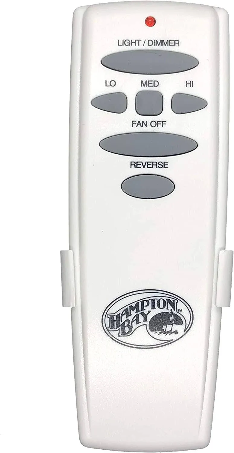 Hampton Bay Remote Control UC7078T with Reverse and Hampton Bay Logo