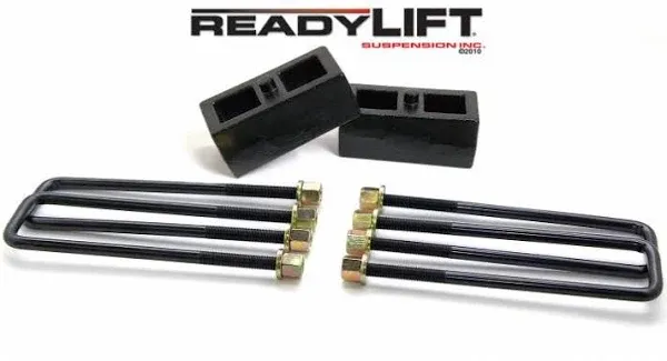 ReadyLIFT 2011-2021 Chevrolet Silverado GMC Sierra 2500HD 3500HD 2'' Rear Block ...