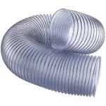 Flexaust 6-Inch x 5-Feet Clear Dust Collection Hose