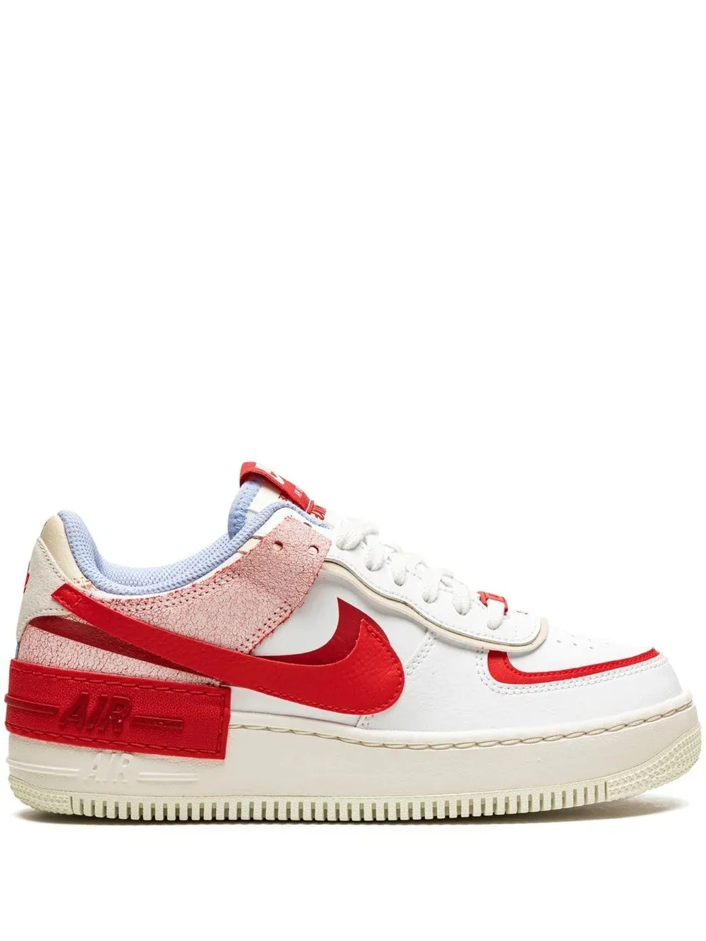 WMNS Air Force 1 Low Shadow "Red Cracked Leather"