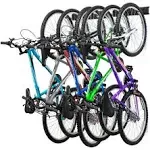 Stainless Steel Bike Storage Rack,6 Bike Storage Hanger Wall Mount for Garage