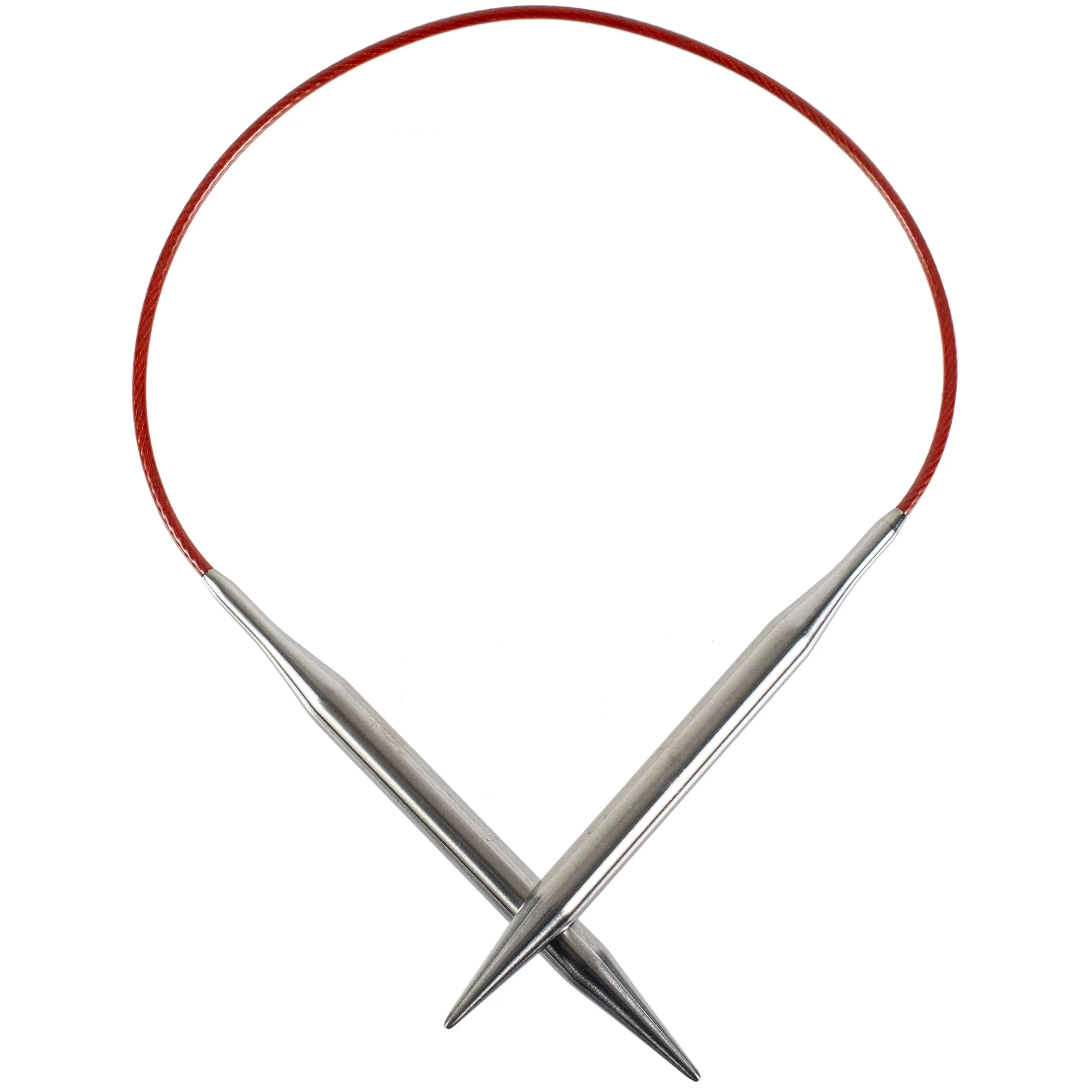 ChiaoGoo Red Lace 16" (40cm) Fixed Circular Stainless Steel Needle