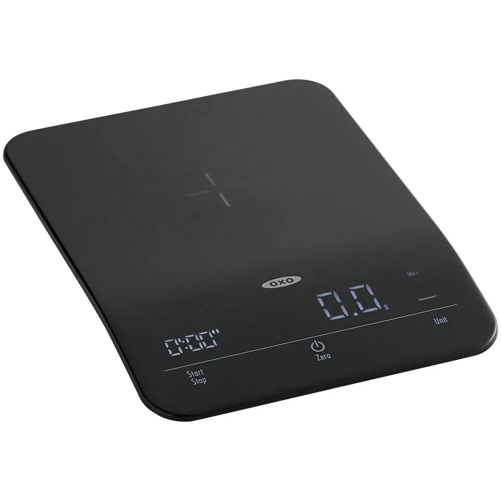 6-pound Precision Coffee Scale with Timer, Black Coffee Scale