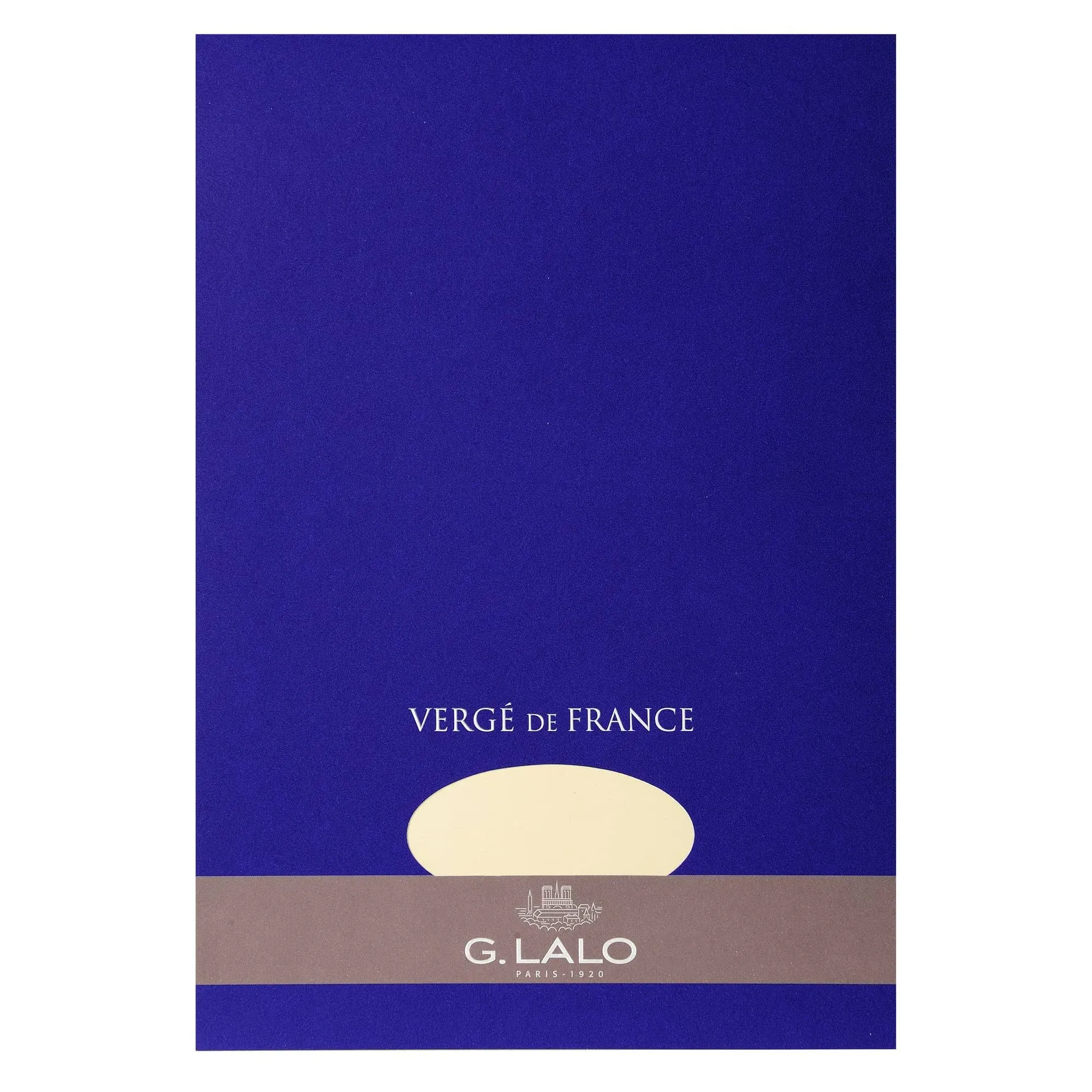 G. Lalo A4 Verge De France Paper Pad, 100 g, Ivory, 50 Sheets (EXA-127/16)