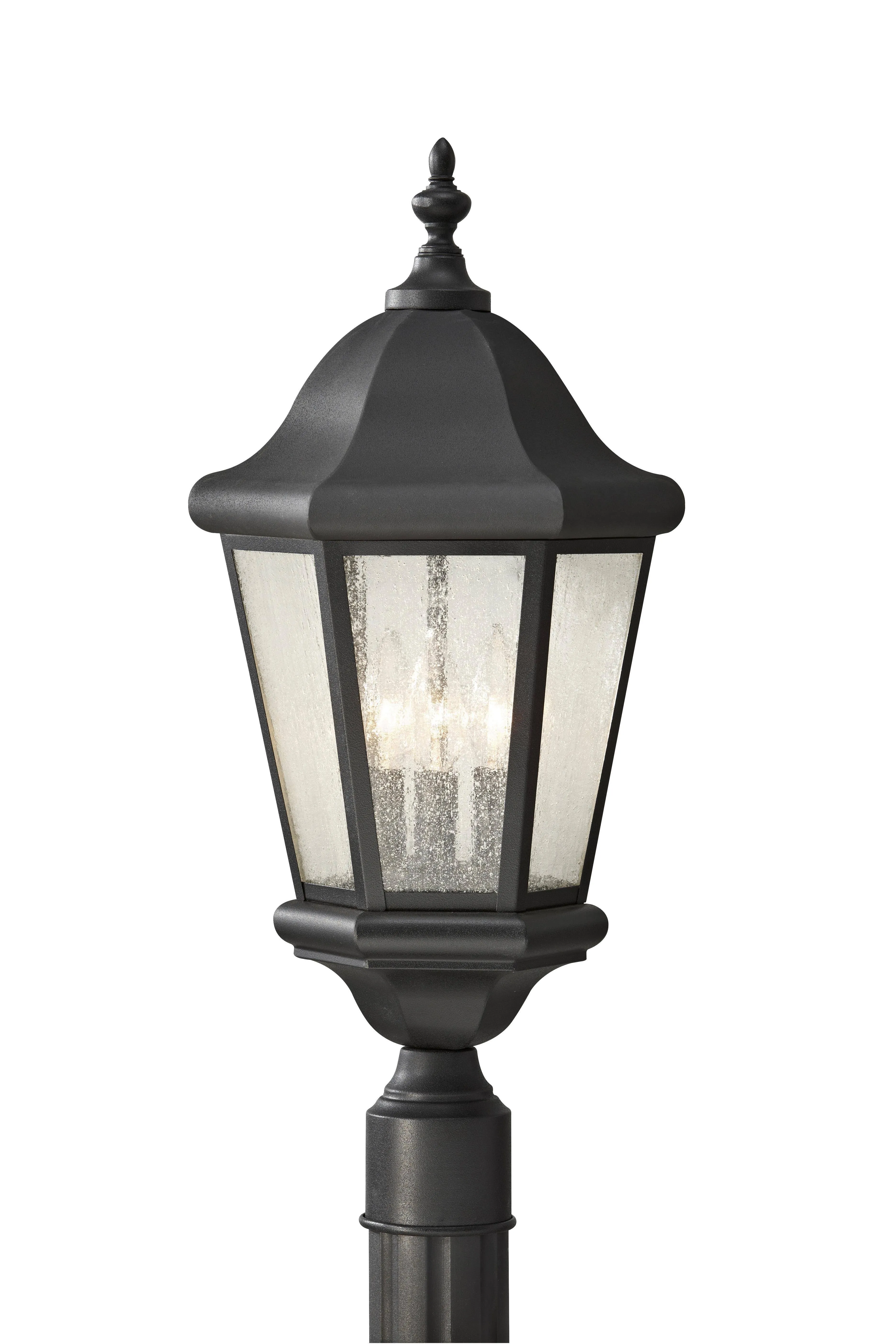 Martinsville Black Outdoor Post Light