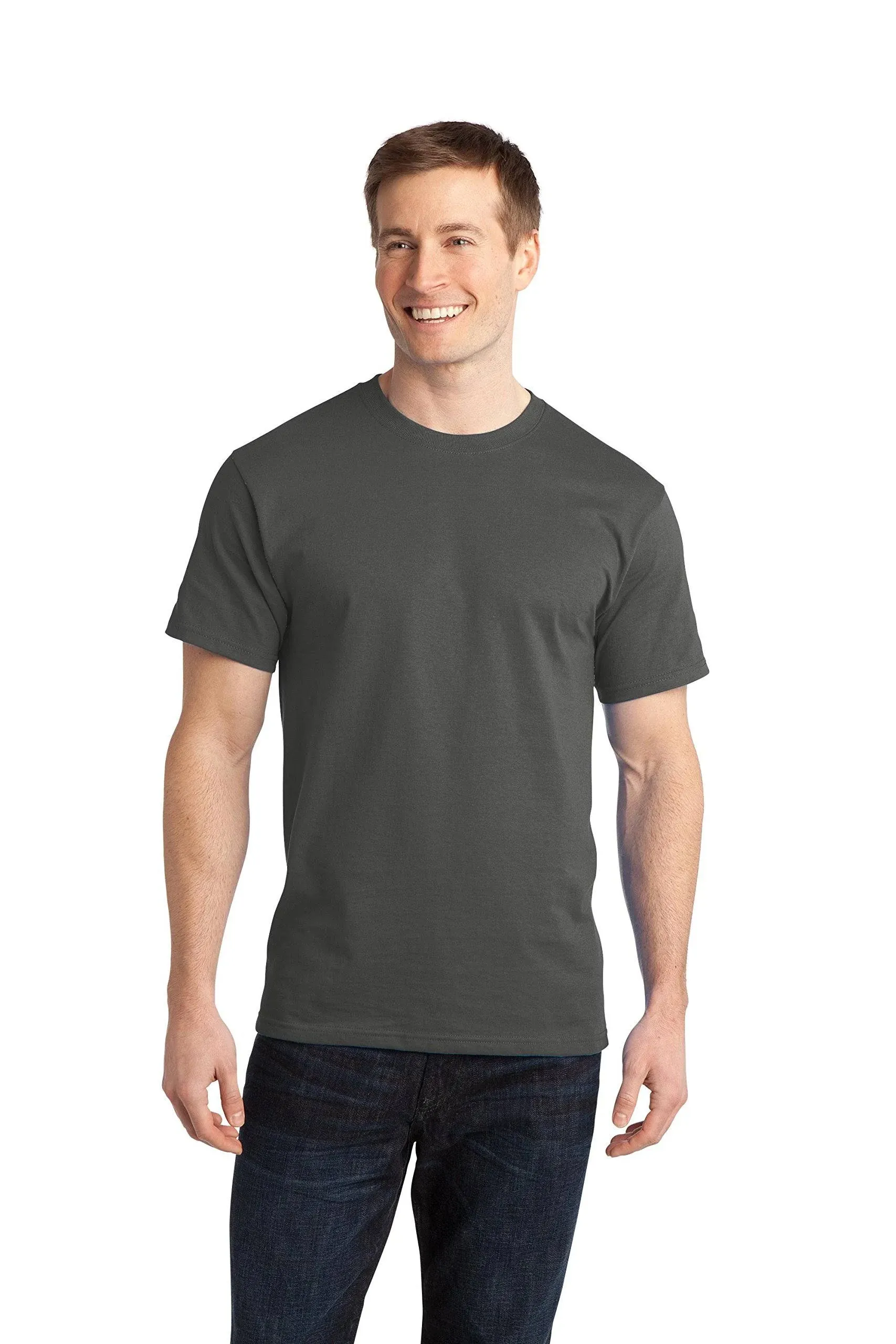 Port & Company PC150 Ring Spun Cotton Tee - Charcoal - L