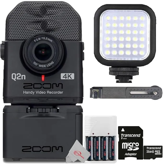 Teds Electronics Zoom Q2n-4K Ultra High Definition Handy Video Recorder + Accessory Kit