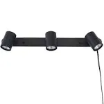 Globe Electric Dale 3-Light Plug in Track Bar Light Black New