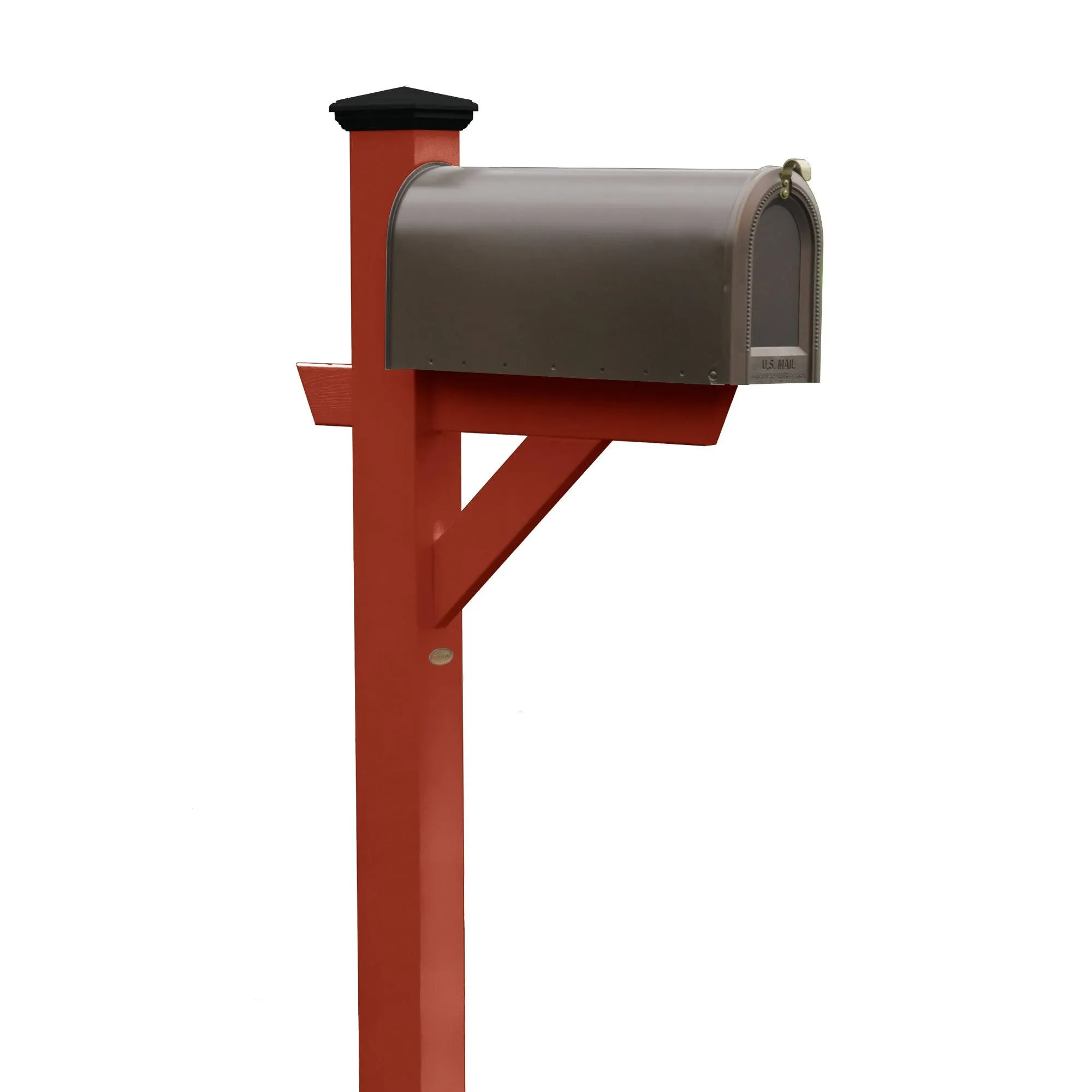 HIGHWOOD Eco-friendly Hazleton Mailbox Post