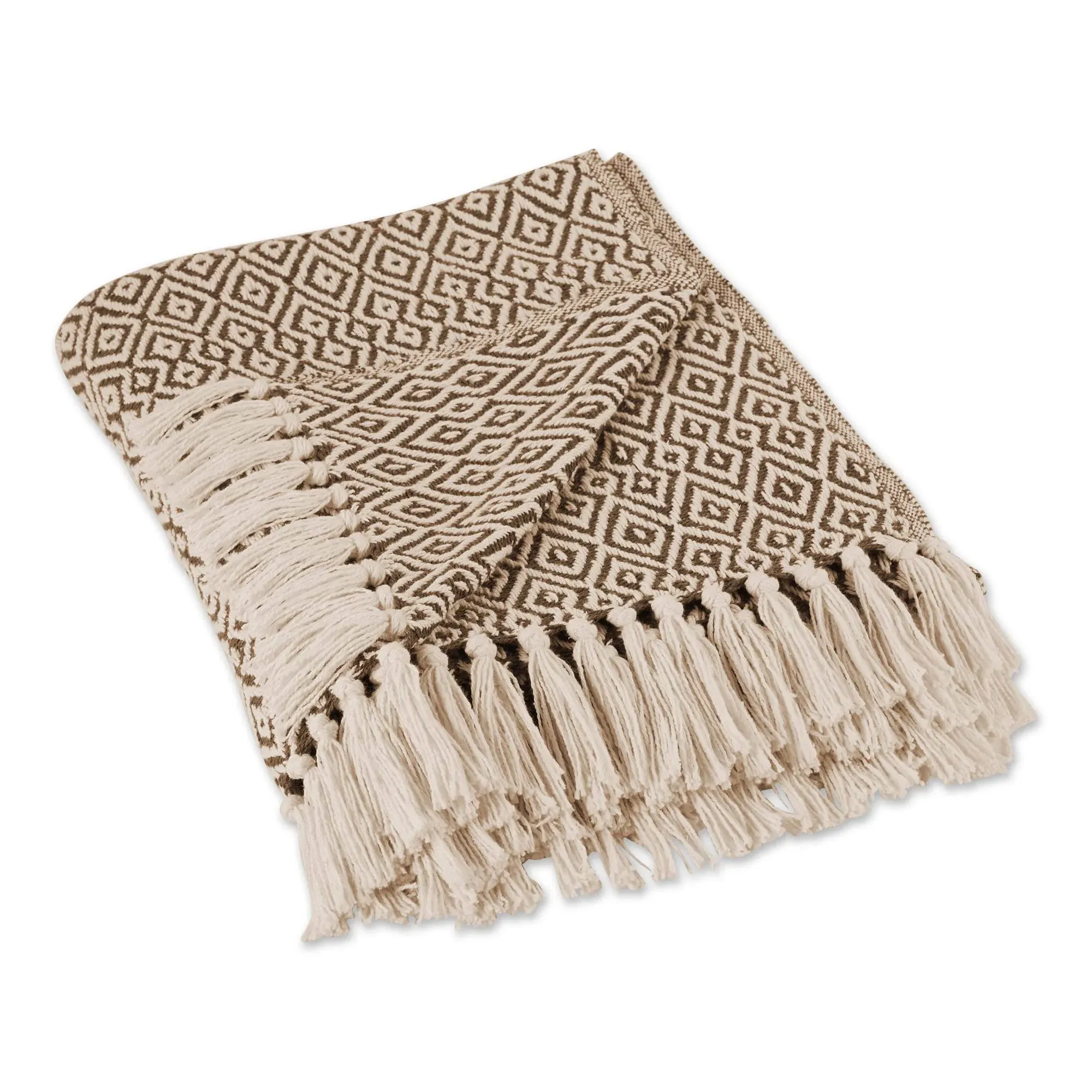 DII Double Diamond Throw - Brown