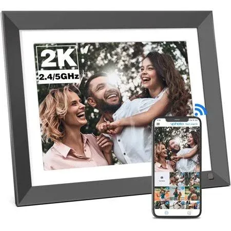 BSIMB 11 Inch 2K Digital Picture Frame, WiFi Digital Photo Frame 32GB Dual Band WiFi, Electronic Picture Frame Easy to Share Photos & Videos via App or Email, Auto-Rotate, Digital Frame for Gifts