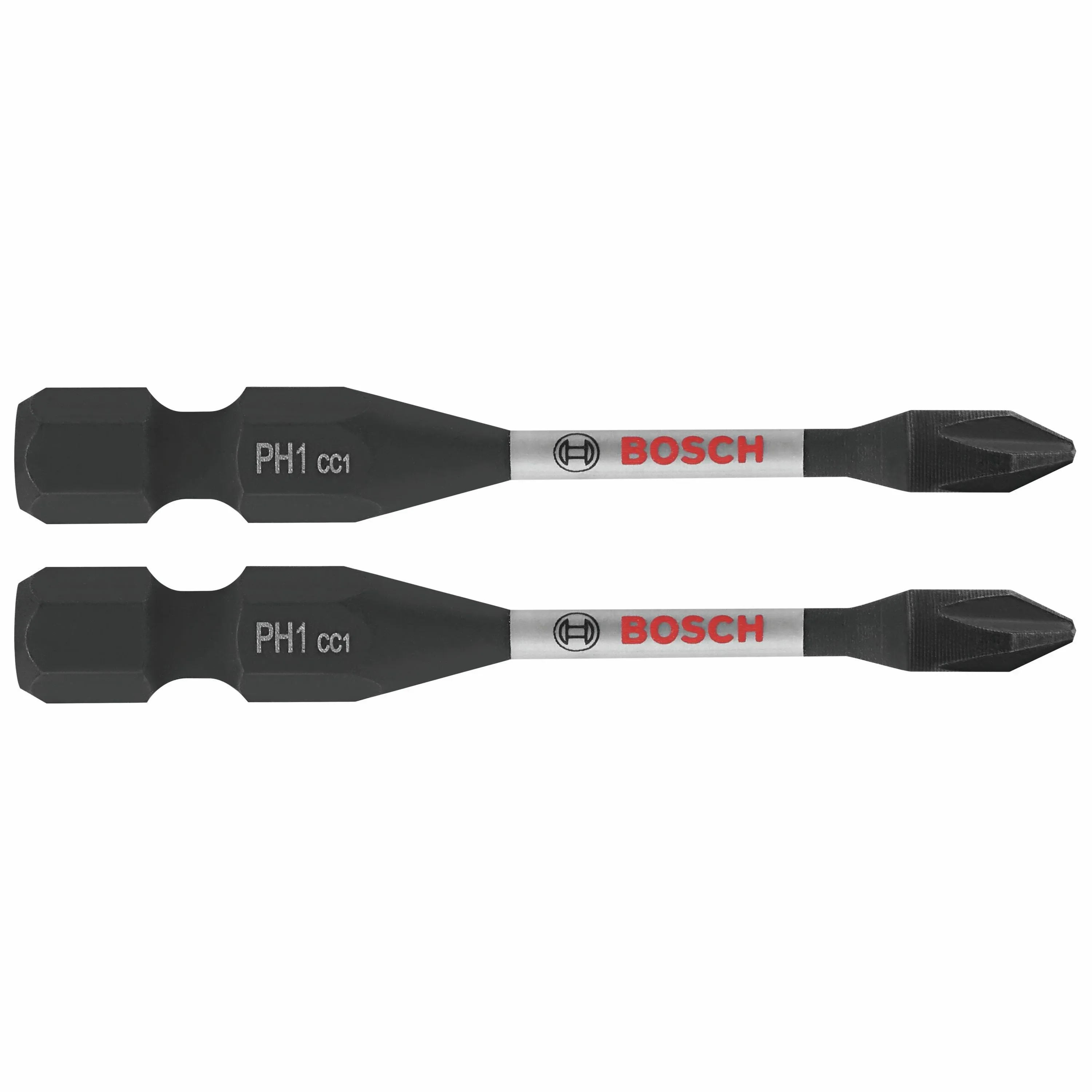 Bosch ITDPH1202 - 2 Pc. Driven 2 in. Impact Phillips #1 Power Bits