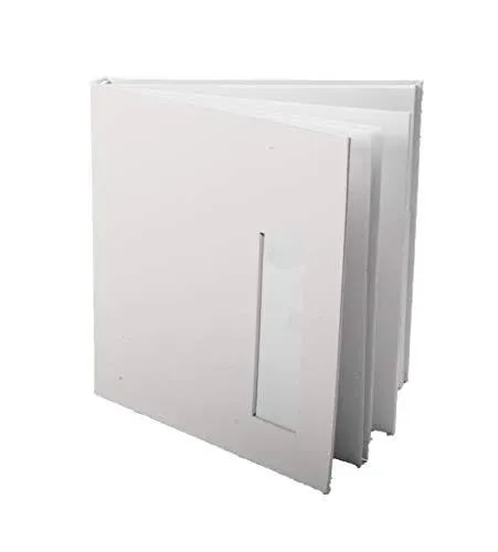 Photo Booth Album, slide in pages for 2x6 inch pictures, White Photo booth album white pages photo booth scrapbook