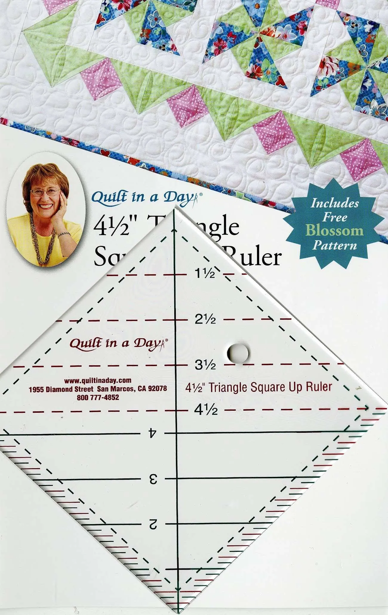 Quilt In A Day Triangle Square Up