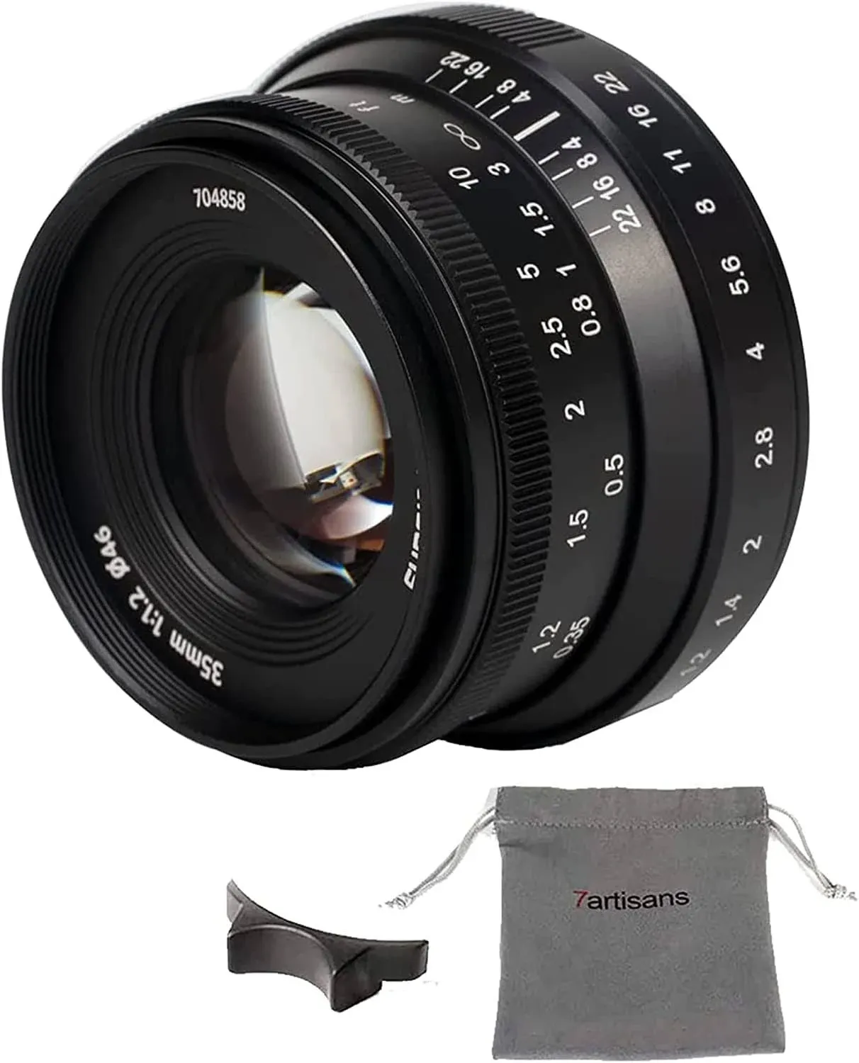 7artisans 35mm F1.2 II APS-C Manual Focus Camera Prime Portrait Lens for Sony E ...