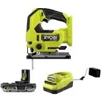 Ryobi HP 18V Brushless Cordless Jigsaw Kit with High Performance Battery and Charger