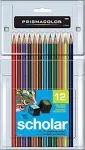 Prismacolor Scholar Colored Pencils, Adult Coloring, 24 Pack 