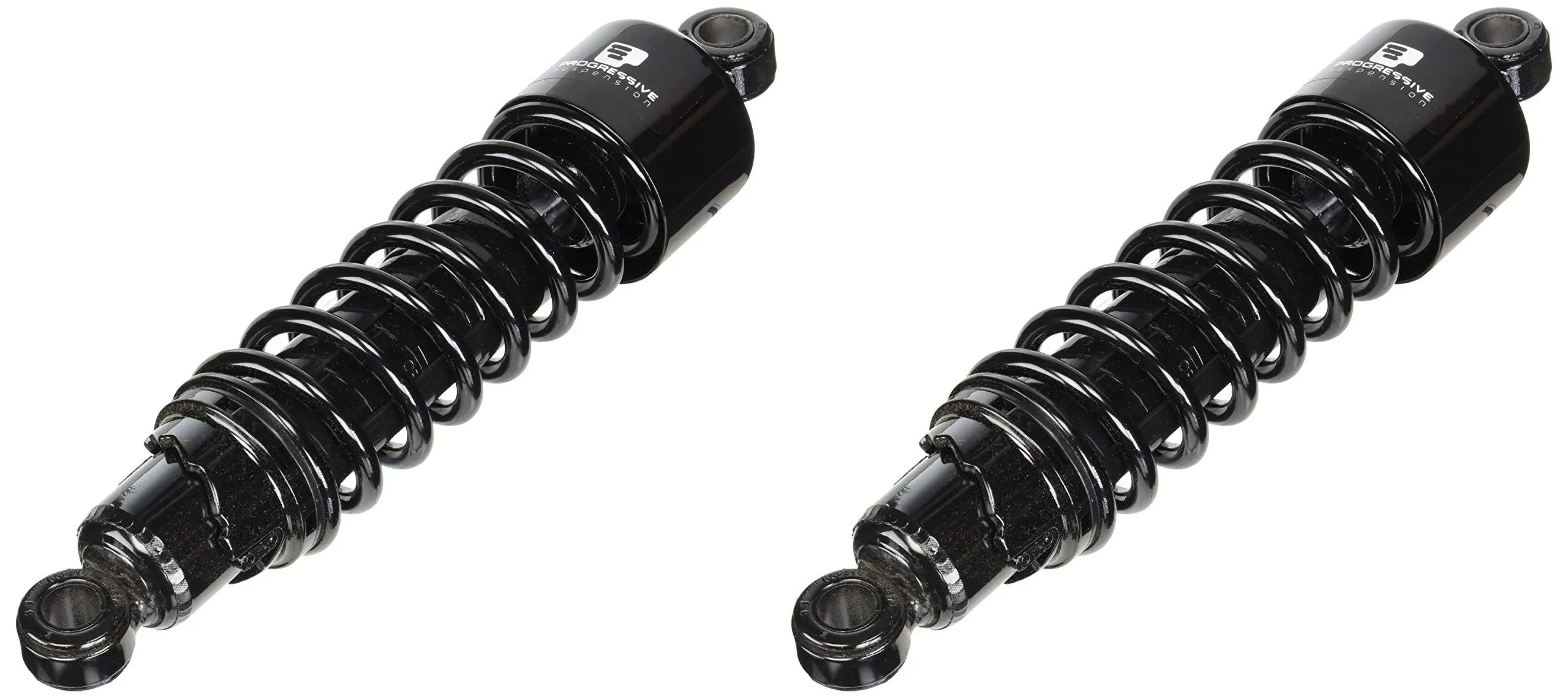 Progressive 412 Series Black Heavy-Duty 12&quot; Shocks Harley-Davidson FLHR | FLHT | FLHX | FLTR 2006-2021