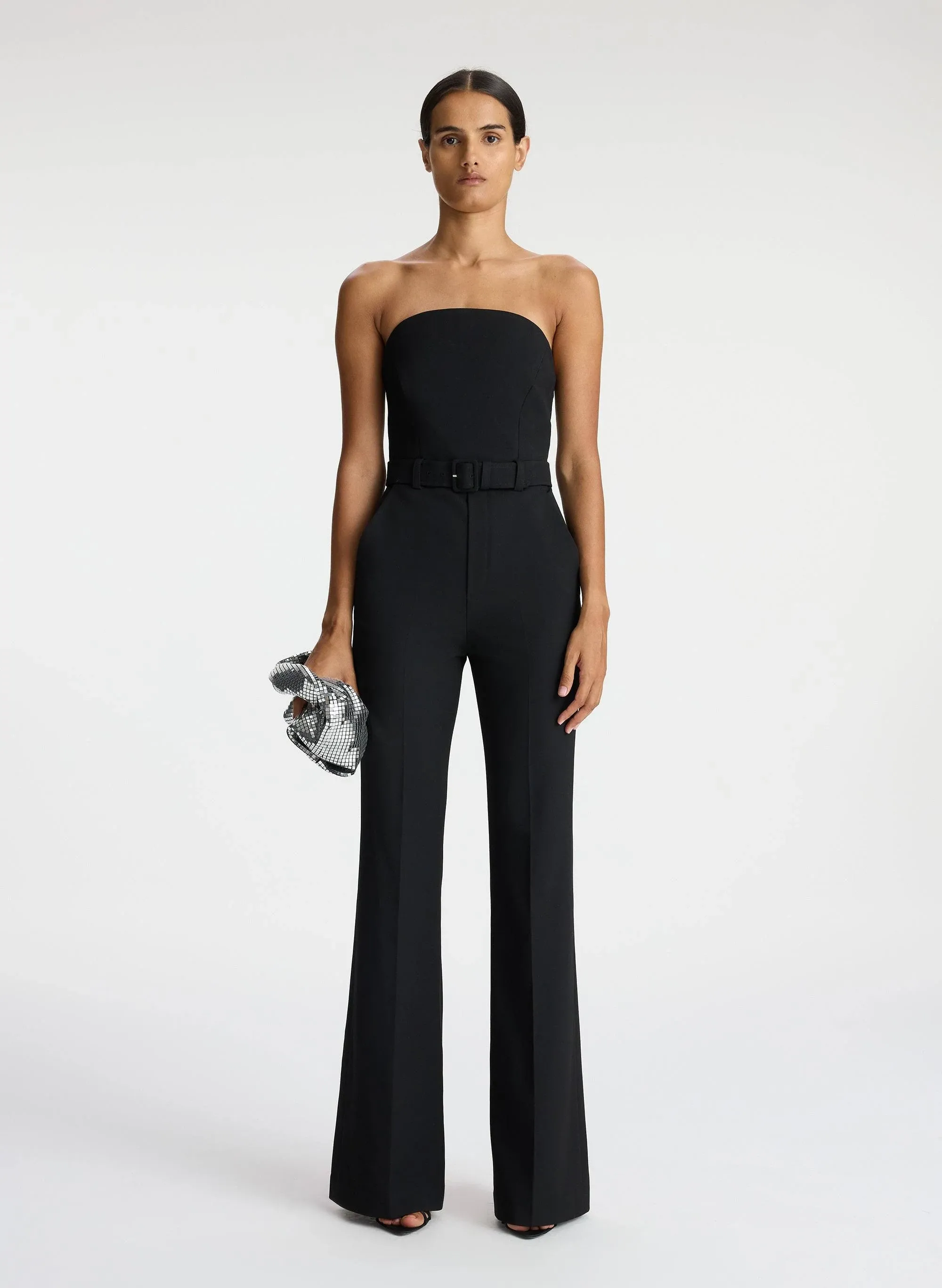 A.L.C. Women's Kate Strapless Jumpsuit - Black - Size 00