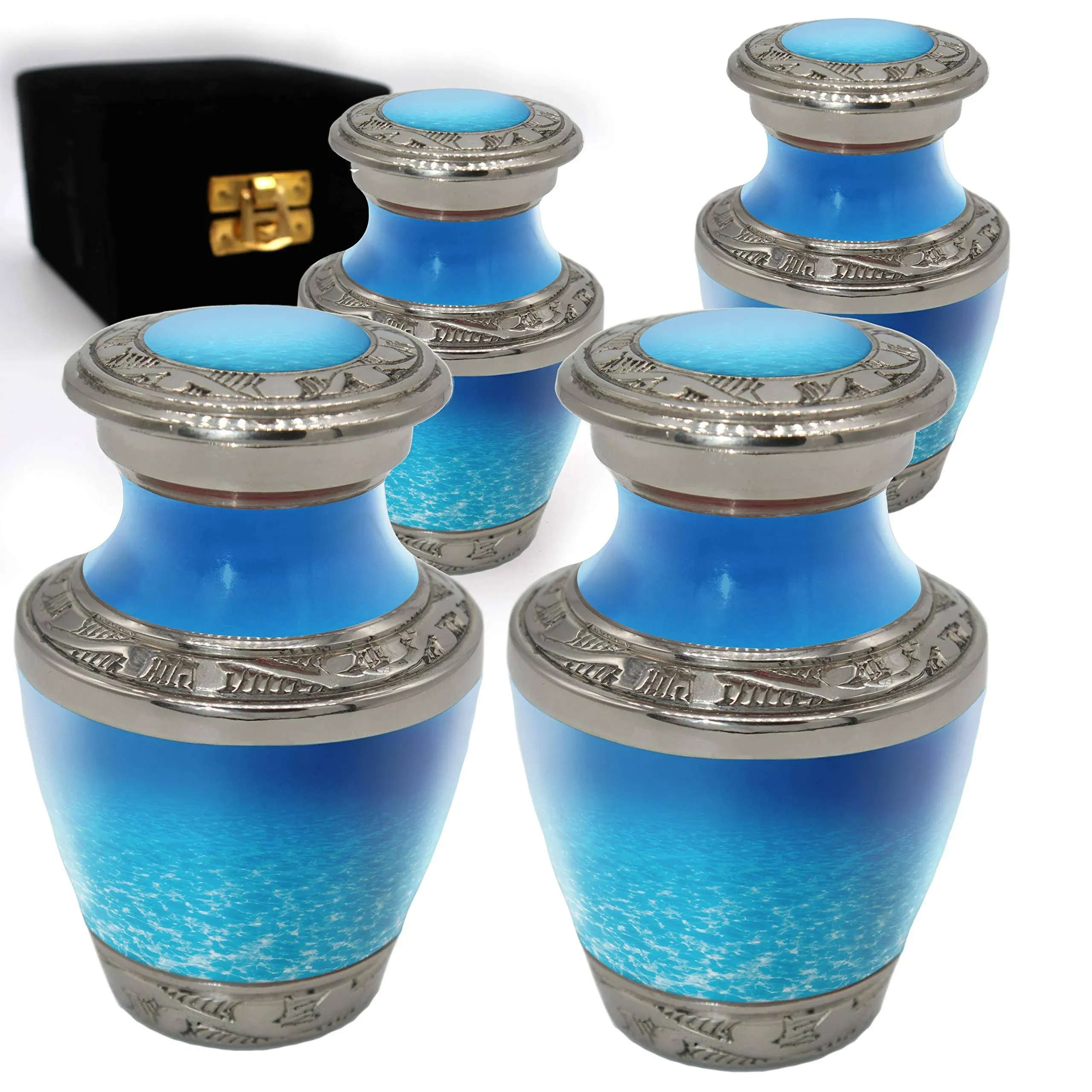 Ocean Tranquility Cremation Urn, Cremation Urn Small, Urns for Human Ashes