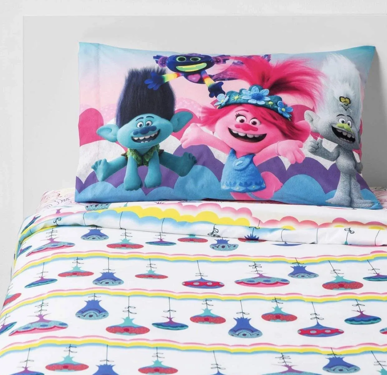 DreamWorks Trolls World Tour Super Soft Twin Sheet Set