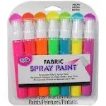 Tulip Fabric Spray Paint Neon Mini 7 Pack