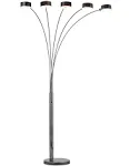 Micah Plus 88" LED Arc Floor Lamp With Dimmer - Modern - Floor Lamps - by Artiva | Houzz