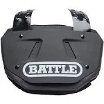 Battle Back Bone Back Plate – Rear Protector Lower Back Pads for Football Players – Backplate Shield with High Impact Foam Backing - Available in Youth and Adult Sizes